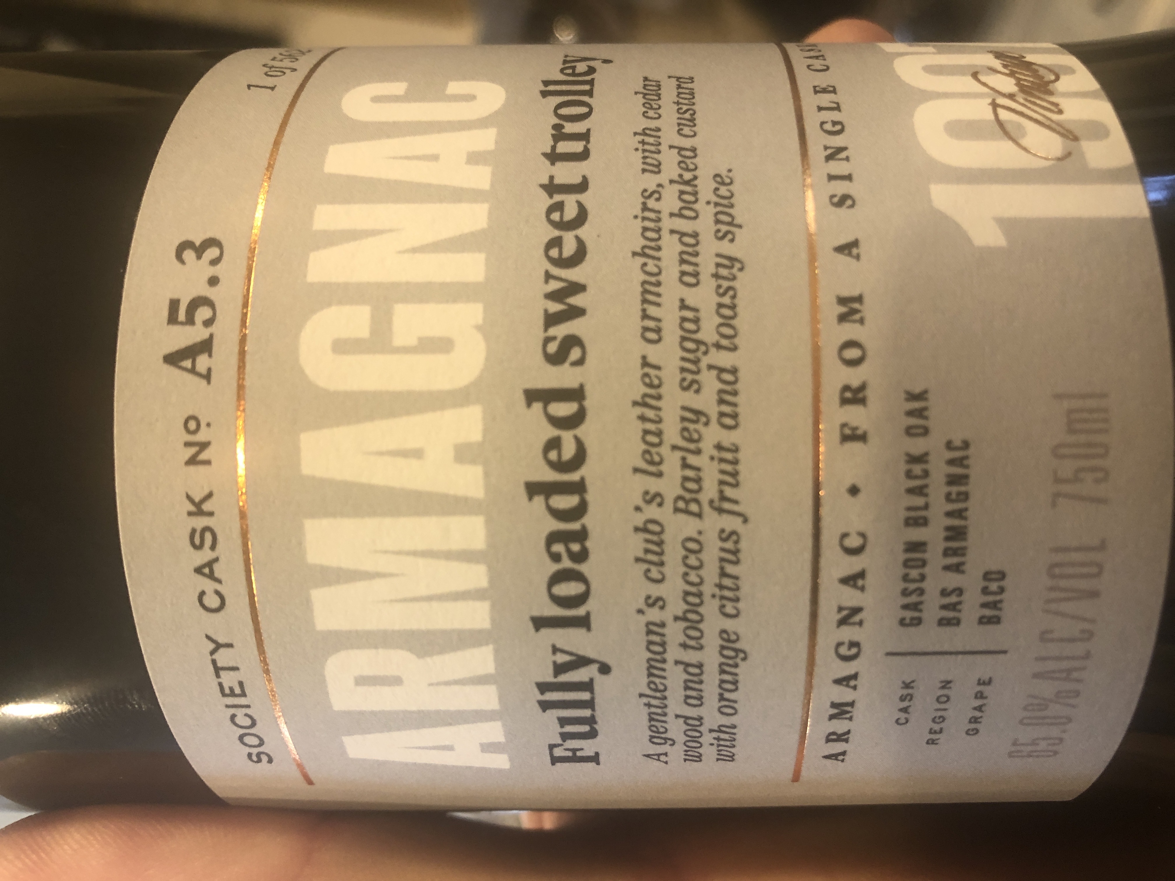 Fully loaded sweet trolley A5.3 (SMWS)