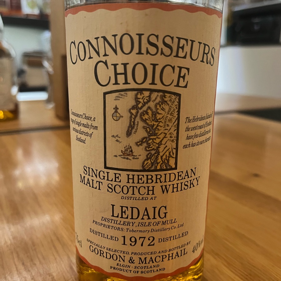 Ledaig 1972 Connoisseurs Choice (Gordon & Macphail)