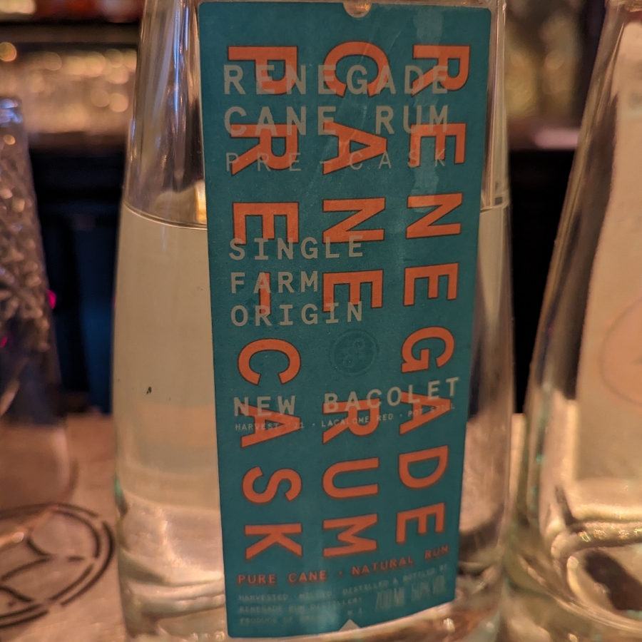 Renegade Rum Pre-Cask Single Farm Origin: New Bacolet (Harvest '21 / Lacalome Red / Pot Still)