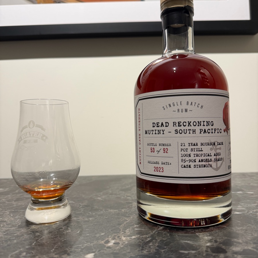 Dead Reckoning Mutiny 21 Year South Pacific Distillery Fijian Rum