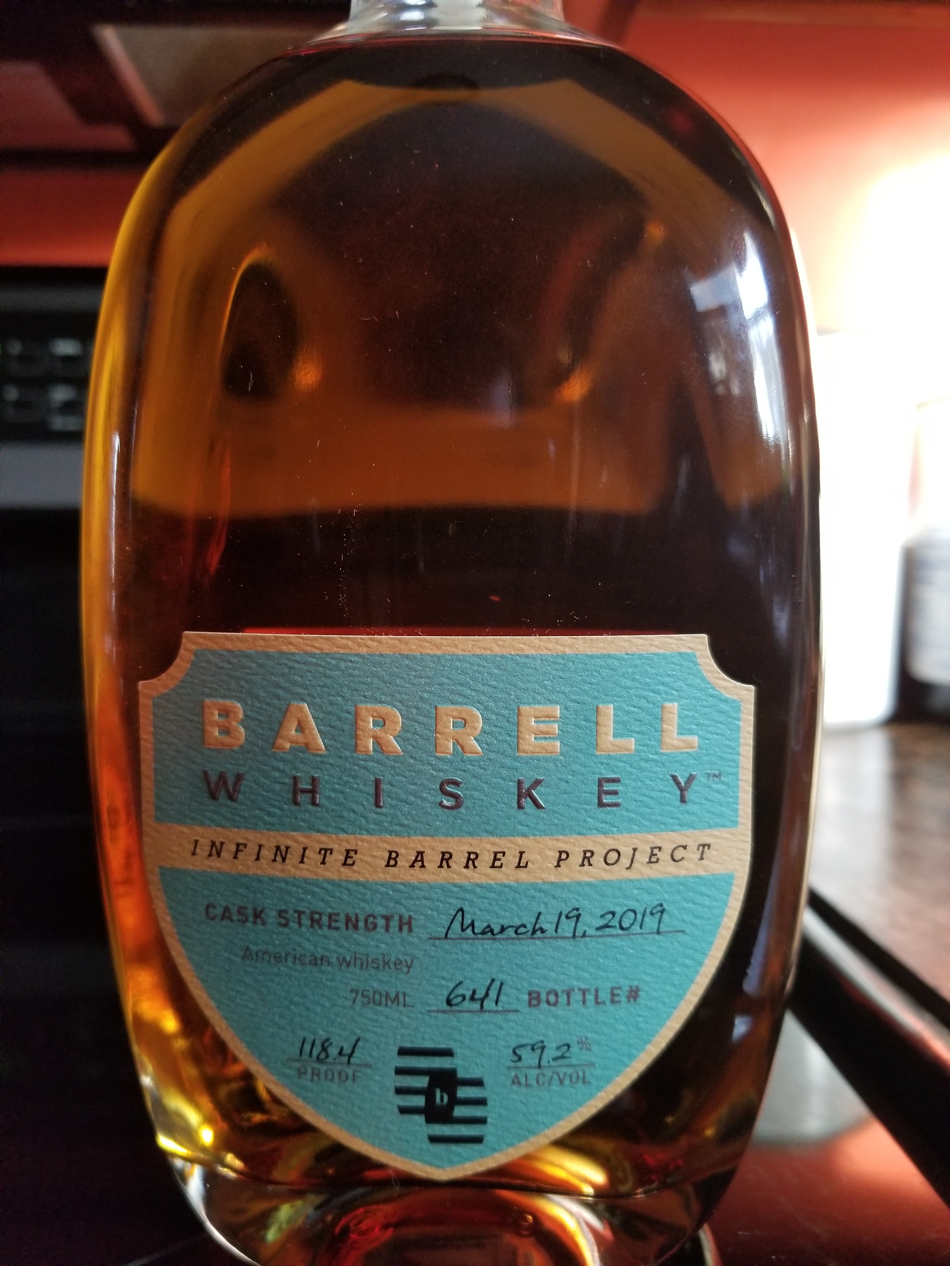 Barrell Whiskey Infinite Barrel Project (March 19, 2019)
