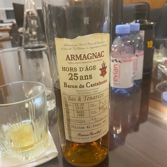 Armagnac Horse d'Age Barone de Castelneau 25