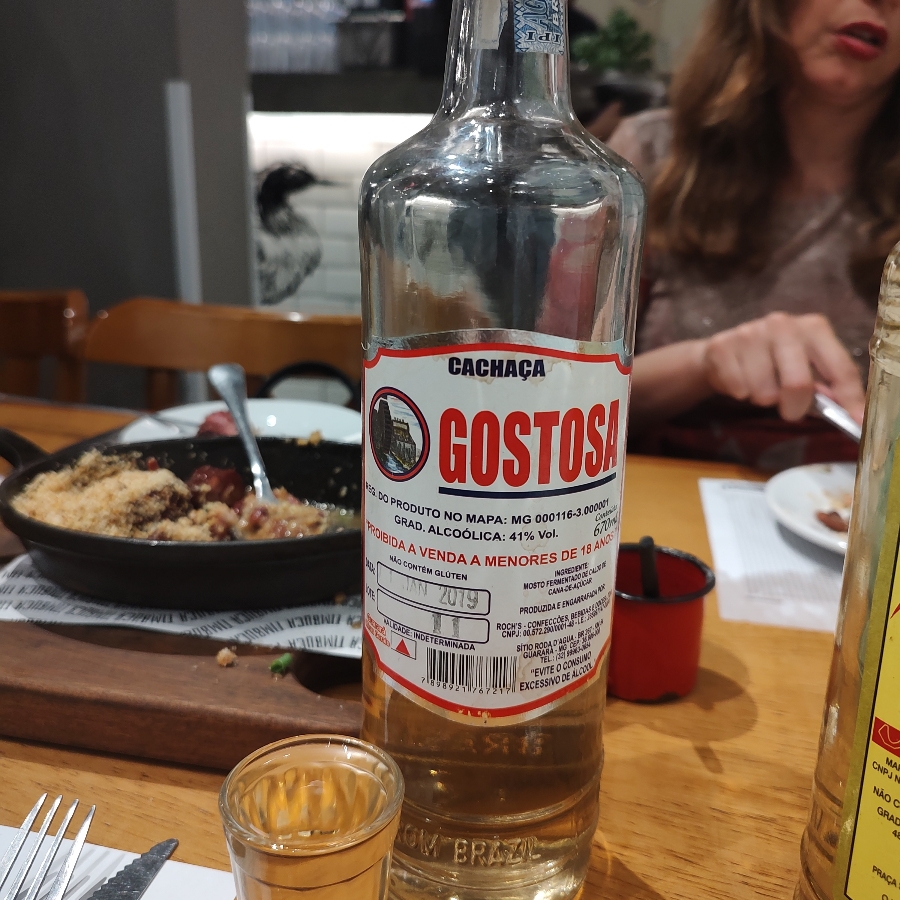 CACHAÇA GOSTOSA OURO AMBURANA