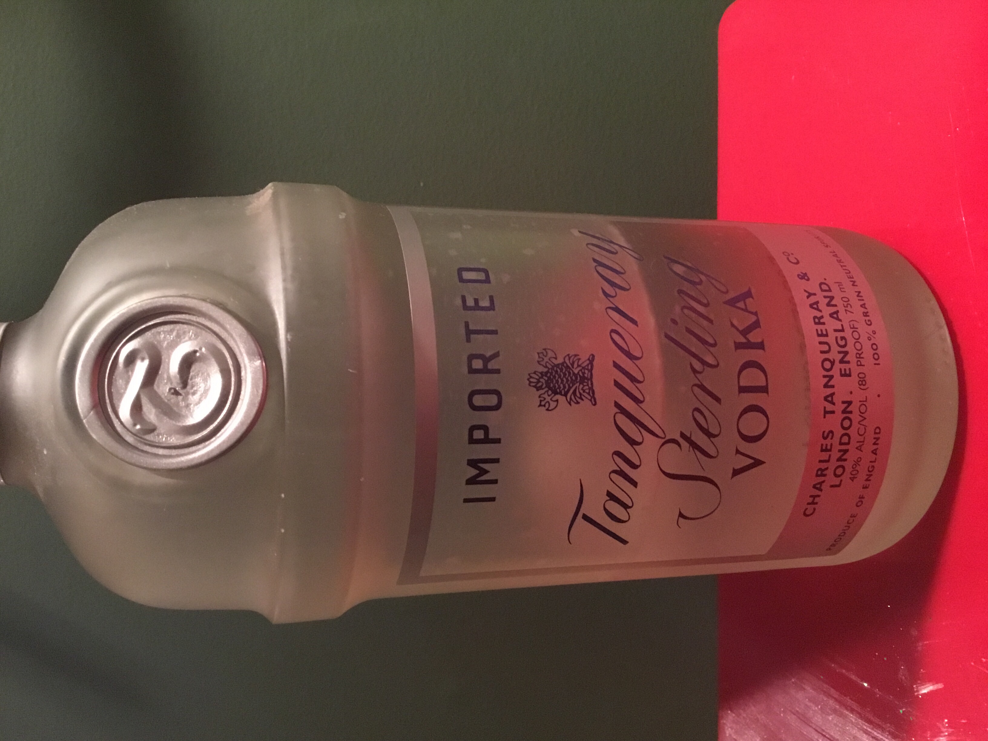 Tanqueray Sterling Vodka