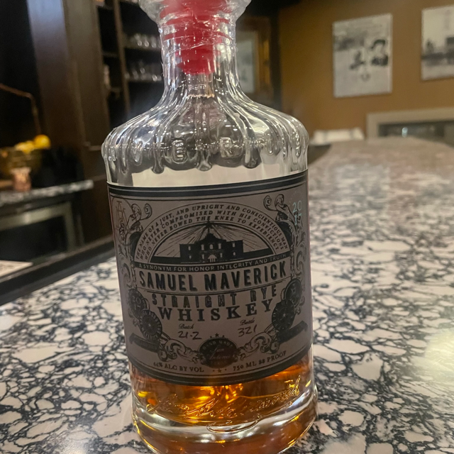 Samuel Maverick Straight Rye