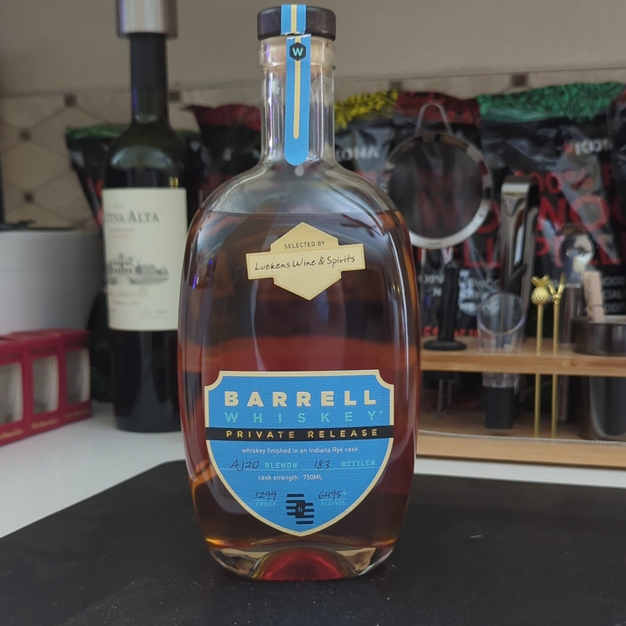 Barrell Whiskey Private Release AJ20