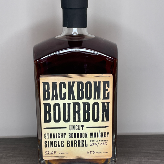 Backbone Bourbon Uncut Straight Bourbon Whiskey Single Barrel (Mash & Journey Whiskey Club)