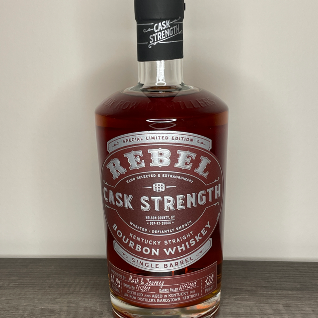 Rebel Single Barrel Cask Strength Bourbon (Mash & Journey)
