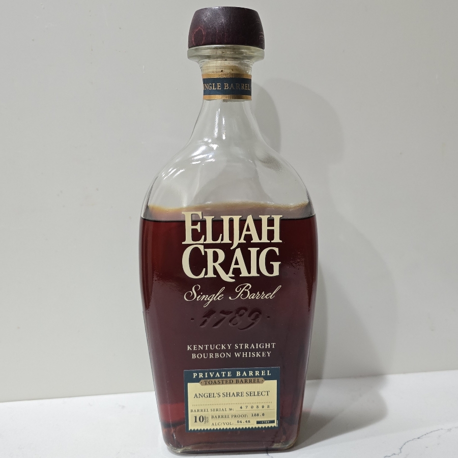 Elijah Craig Single Barrel Toasted Barrel Barrel Proof (Angel's Share Select)