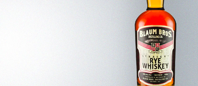 Blaum Bros. Straight Rye Whiskey