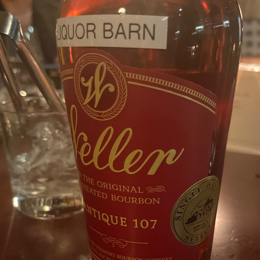 Weller Antique 107 Single Barrel Select Liqour Barn