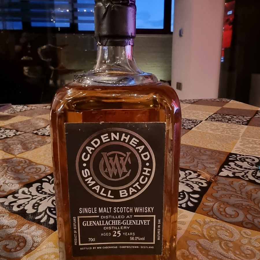 Cadenhead's Small Batch Glenallachie-Glenlivet 25 Year Old Single Malt Scotch Whisky
