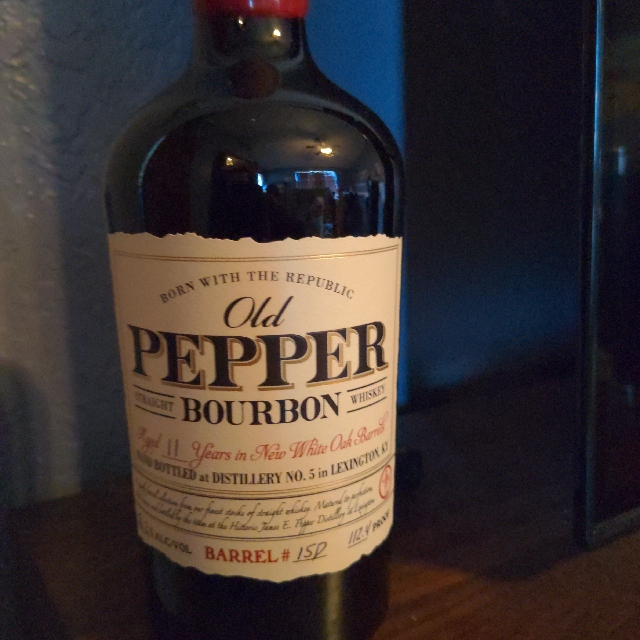 Old Pepper 11 Year Single Barrel Bourbon