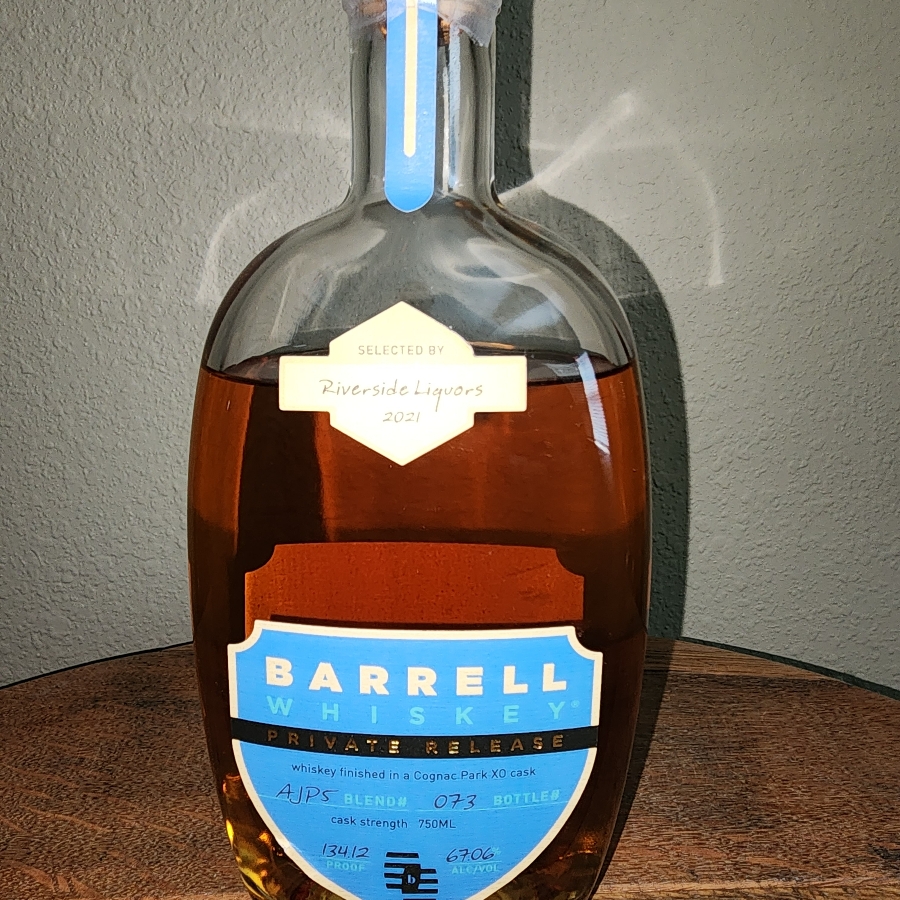 Barrell Whiskey Private Release finished in Cognac Park XO Cask - AJP5 blend