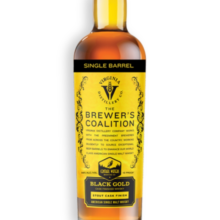 Virginia Distilling Co. The Brewer's Coalition Central Waters Brewing Co. Black Gold Stout Cask Finish Single Barrel