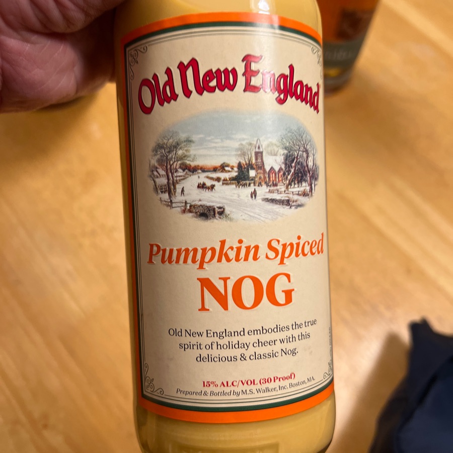Old New England Pumpkin Spiced Nog
