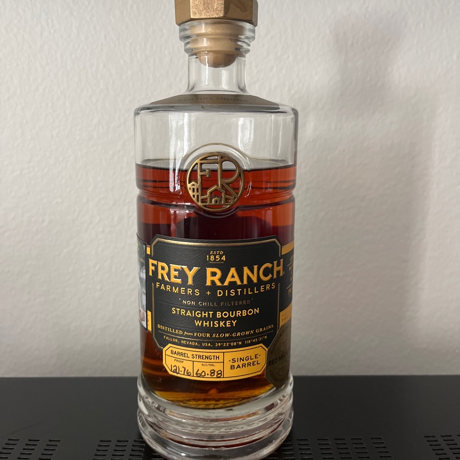 Frey Ranch Straight Bourbon Whiskey Private Barrel Select Red Hill Liquor