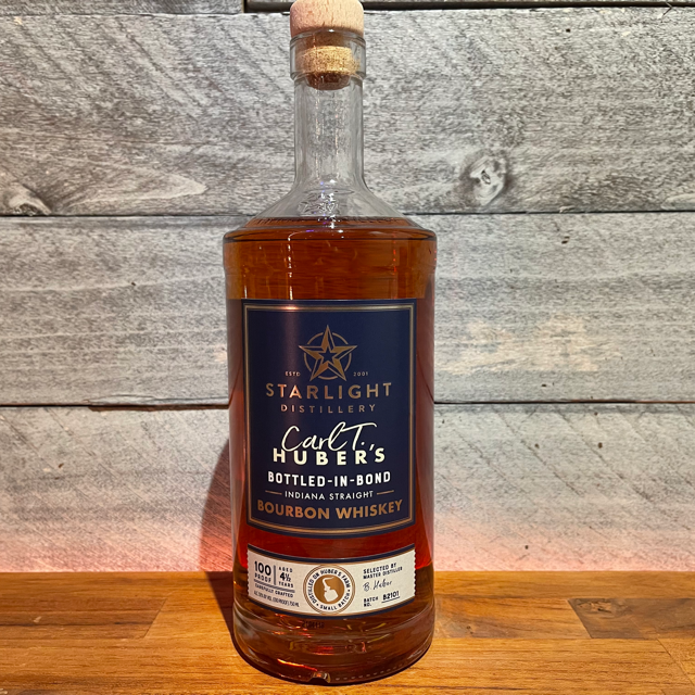 Starlight CarlT Huber's BiB Indiana Straight Bourbon Whiskey