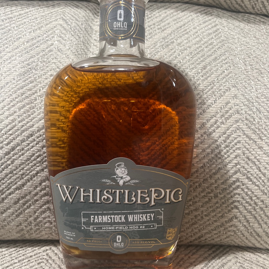 Whistle Pig Farmstock whiskey Home field Hog #2 OHLQ