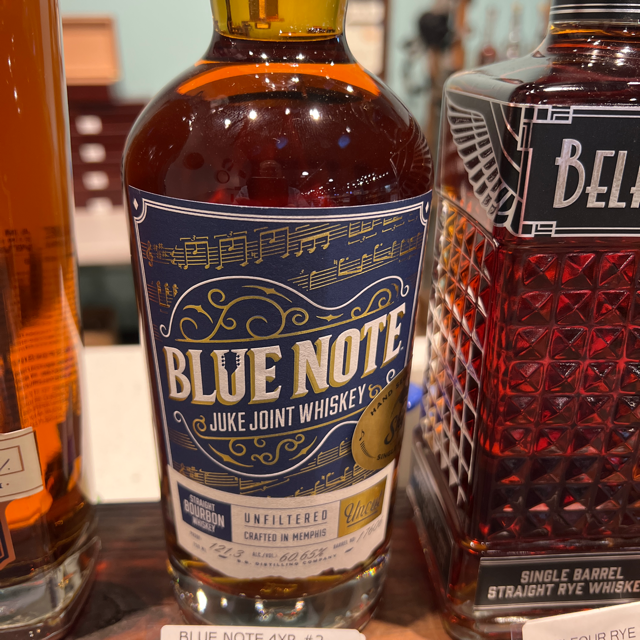 Blue Note Juke Joint Whiskey Unfiltered Straight Bourbon Whiskey Uncut (Skip's Liquor Pick # 2)