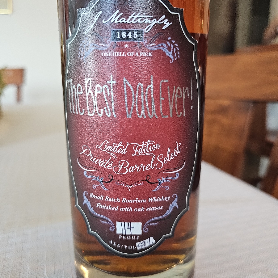 J Mattingly 1845 Limited Edition Private Barrel Select Small Batch Finished with Oak Staves