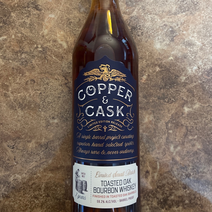 Copper & Cask Limited Small Batch Toasted Oak Bourbon Whiskey