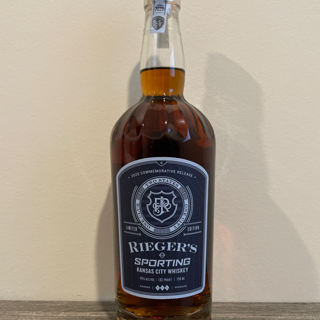 Rieger's Sporting Kansas City Whiskey (2022 Release)