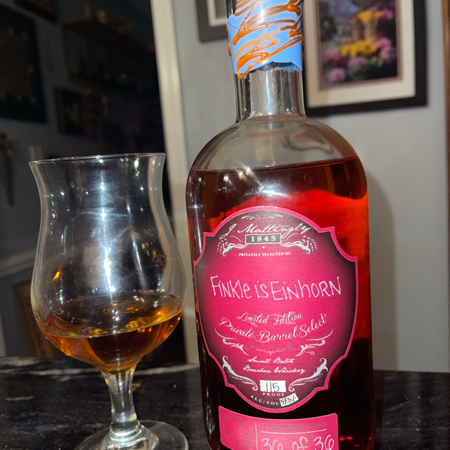 J. Mattingly 1845 Private Barrel Select Bourbon "Finkle is Einhorn"