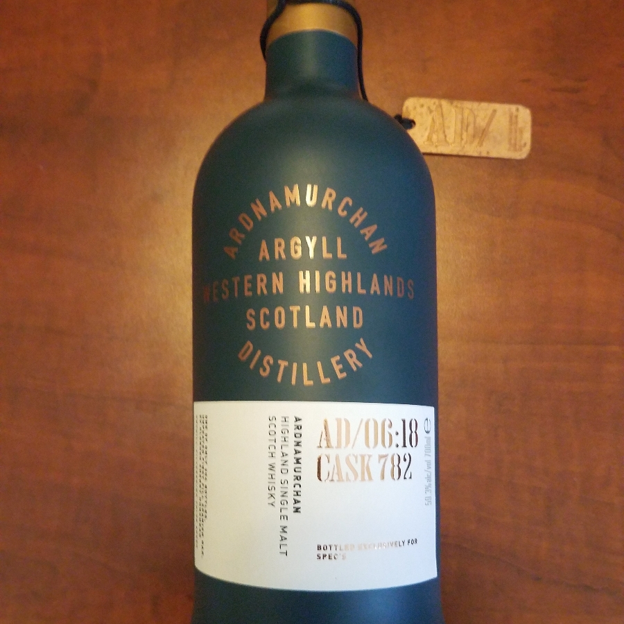 Ardnamurchan AD/06:18 Cask 782, Bottled Exclusively for Spec's