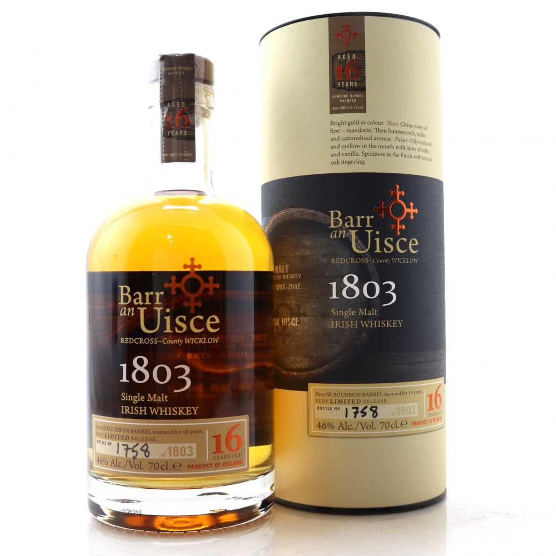 Barr an Uisce 1803 16 Year Old