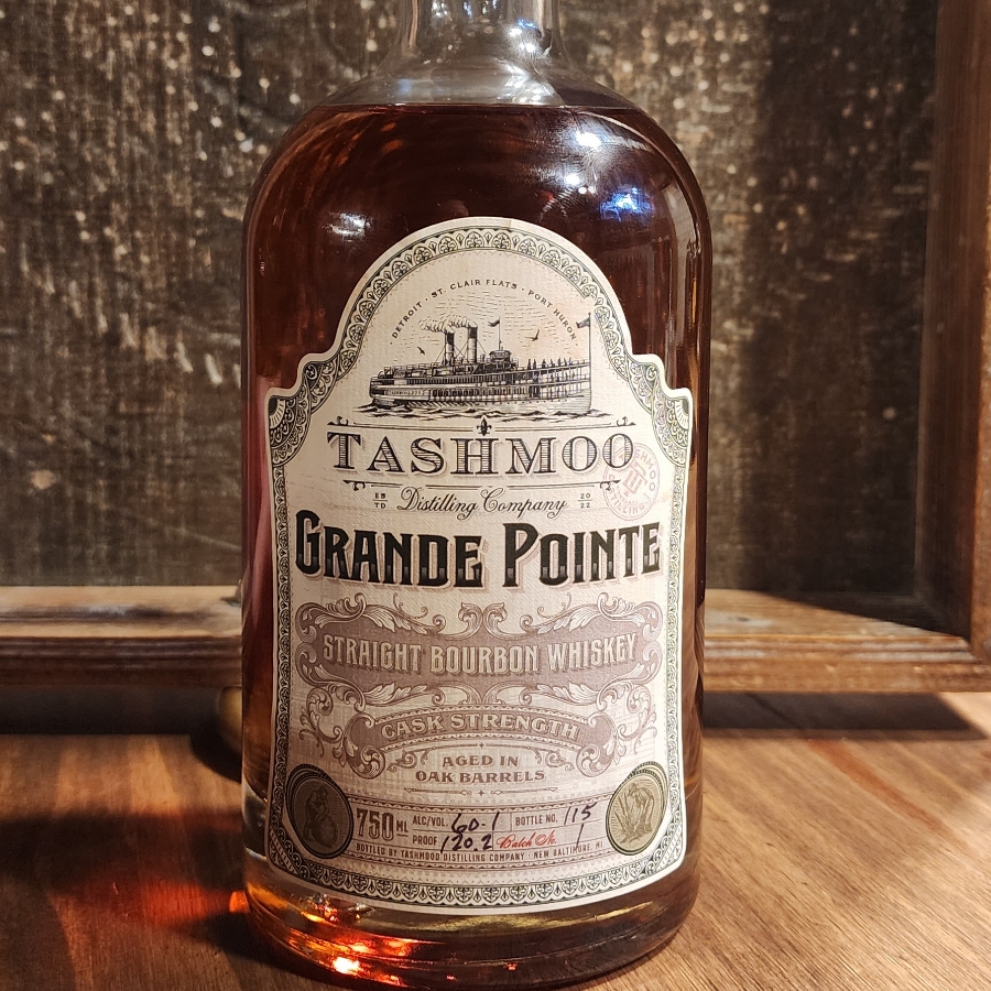 Tashmoo Grande Pointe Straight Bourbon Whiskey - Cask Strength