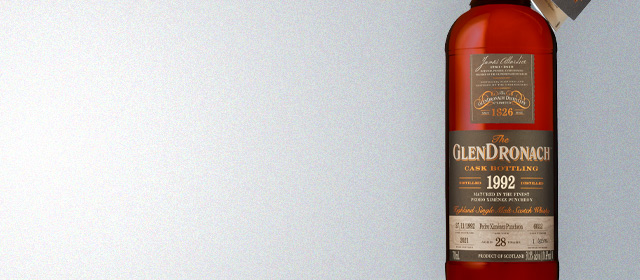 GlenDronach 1992 28 Year Pedro Ximenez Sherry Puncheon Cask #6052
