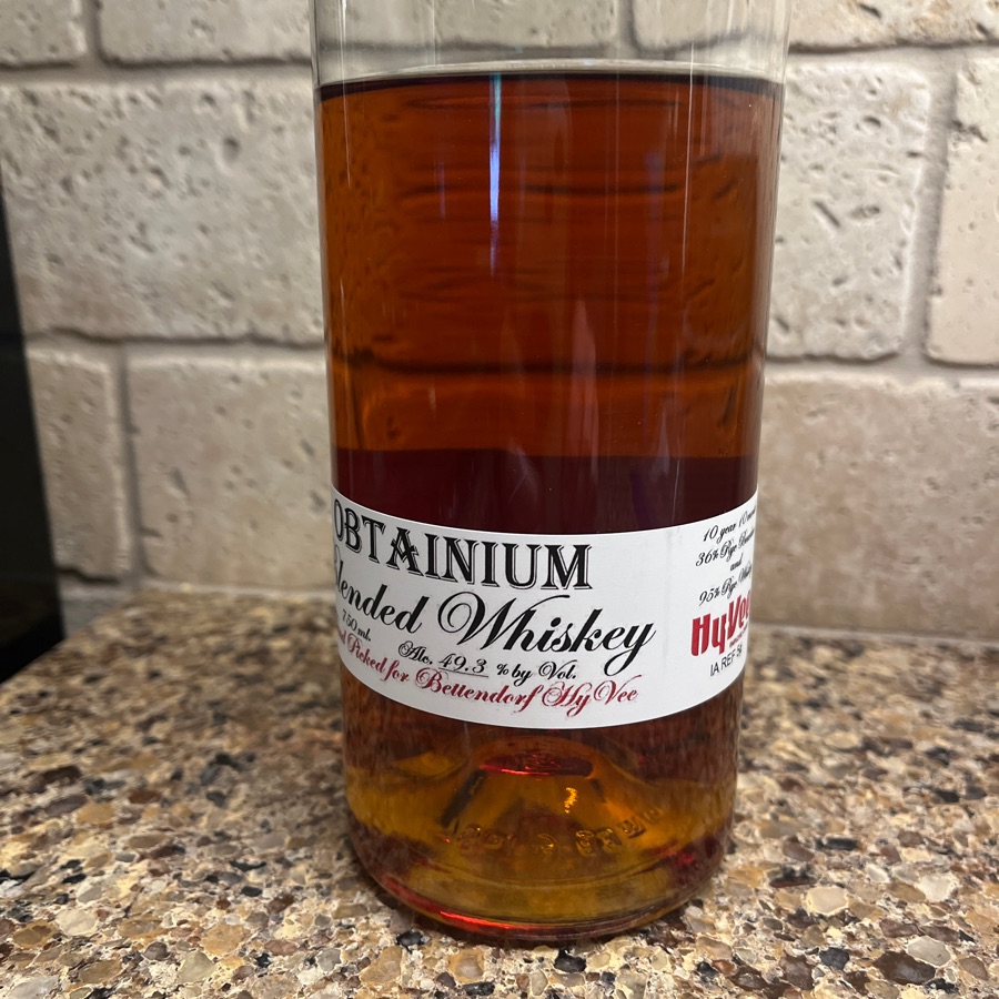 Obtanium Blended Whiskey-Hyvee