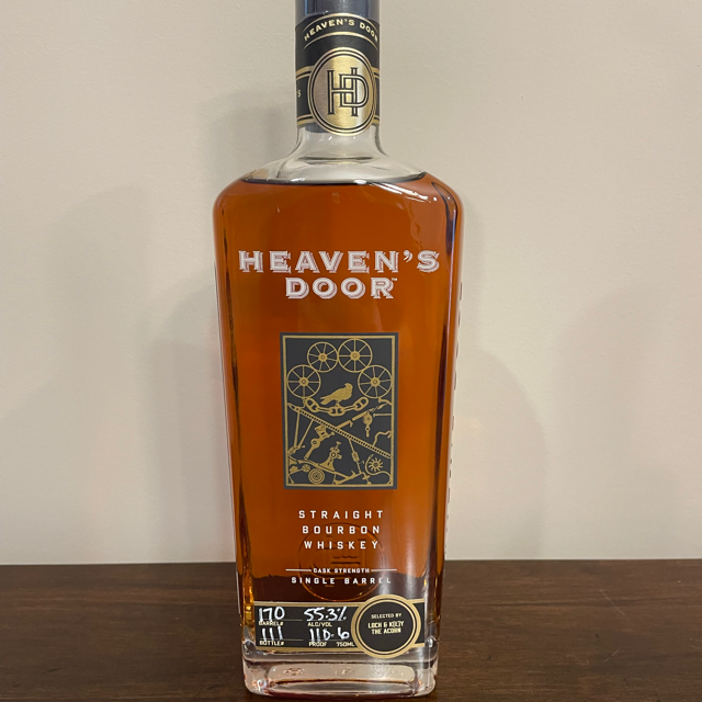 Heaven's Door Straight Bourbon Whiskey - Loch & K[e]y The Acorn