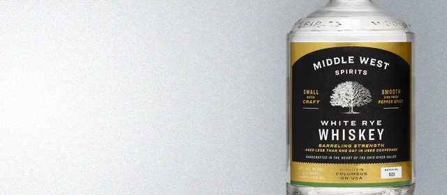 Middle West Spirits White Rye Whiskey