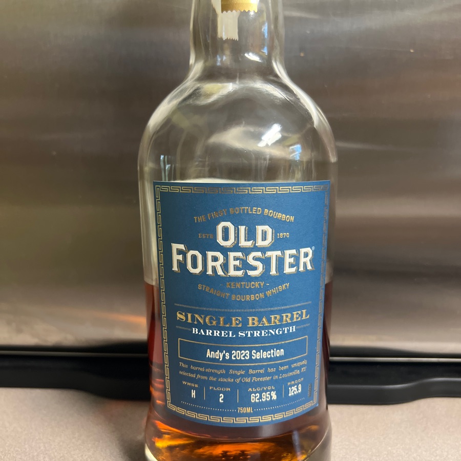 Old Forester Single Barrel Barrel Strength (Andy's 2023)