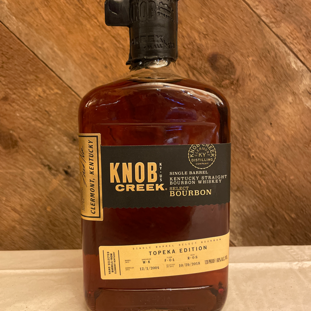 Knob Creek Single Barrel Select Bourbon (Topeka Edition - 2018)