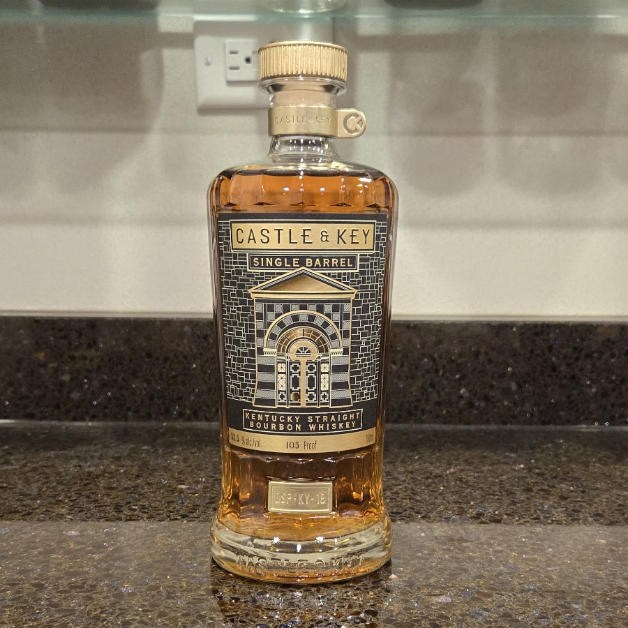 Castle & Key Single Barrel Kentucky Straight Bourbon  (barrel 2458)