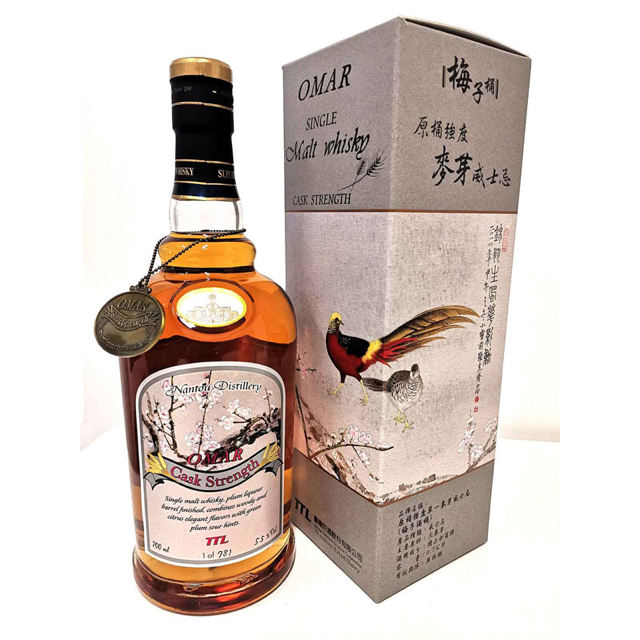 OMAR Single Malt Whisky Cask Strength (Plum Liqueur Barrel Finished)