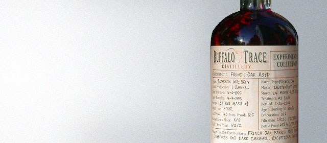 Buffalo Trace Experimental Collection French Oak Aged