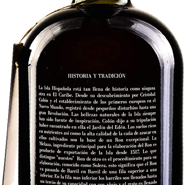 Calderón Ron de Hispañola 12