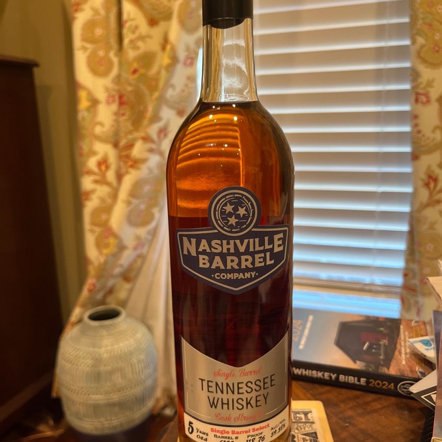 Nashville Barrell Company Single Barrel Cask Strength