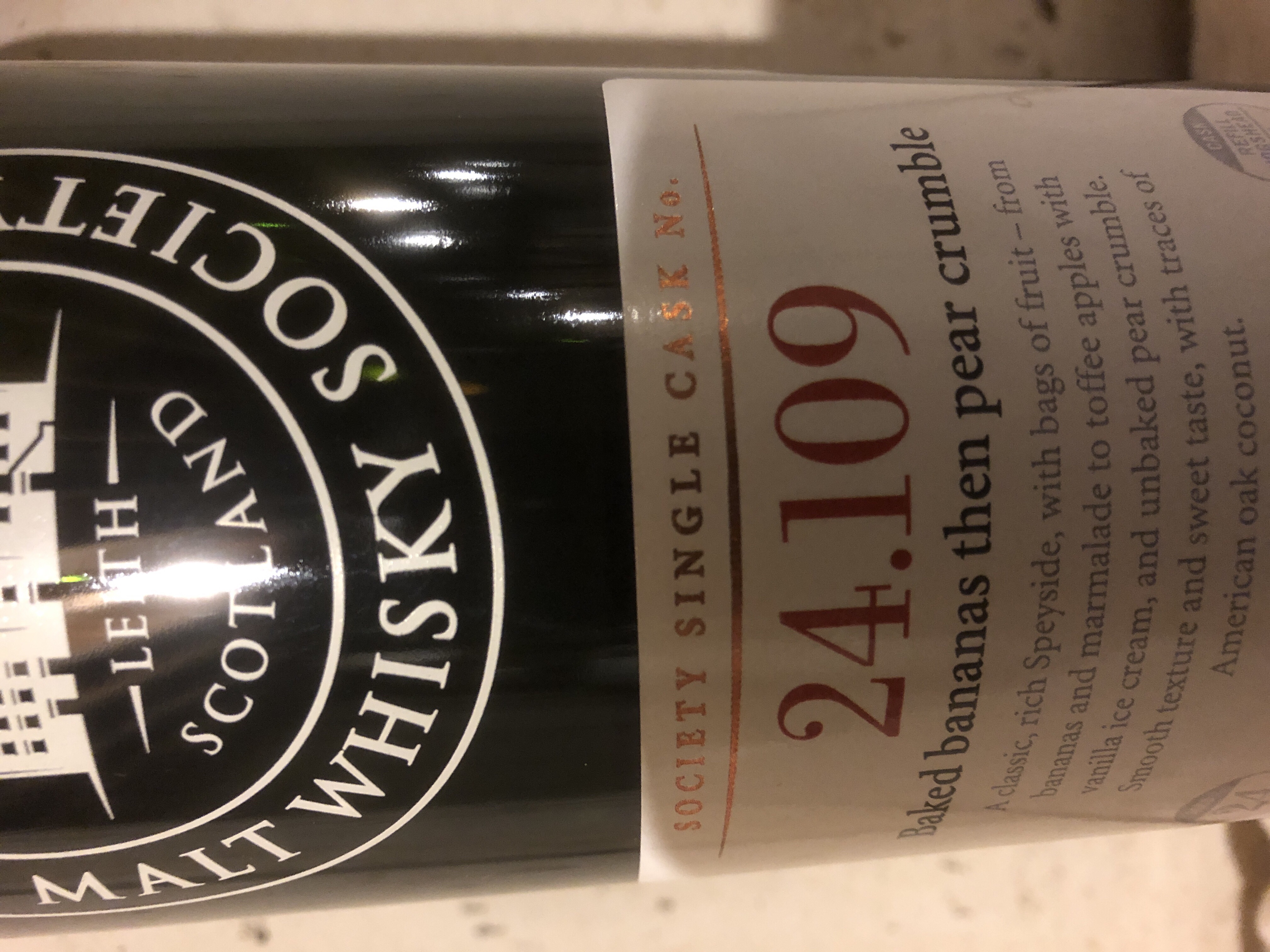 Baked Bananas Pear Crumble 24.109 (SMWS)