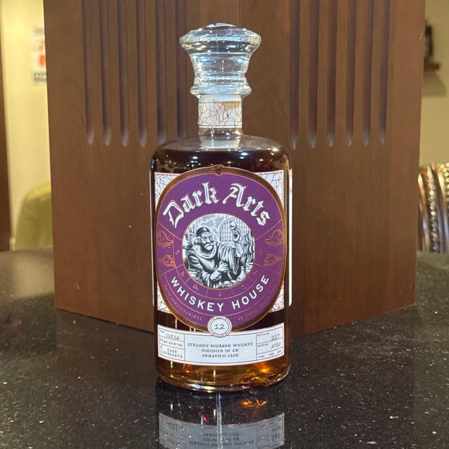 Dark Arts Straight Bourbon Whiskey Finished in Armagnac Cask Batch AT20 - Drums and Drams