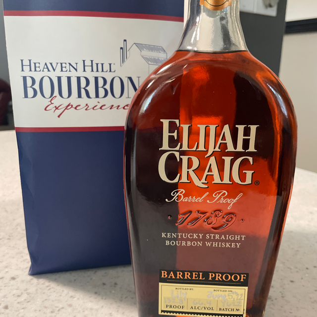 Elijah Craig Barrel Proof Y622