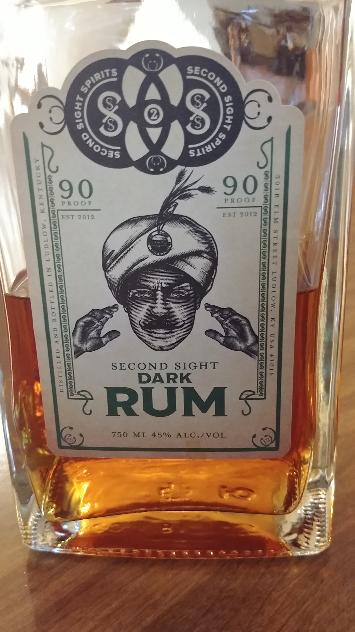 Second Sight Dark Rum