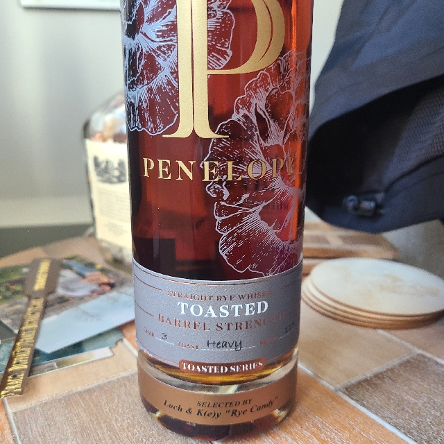 Penelope Toasted Barrel Strength Rye (Char 3, Heavy Toast)