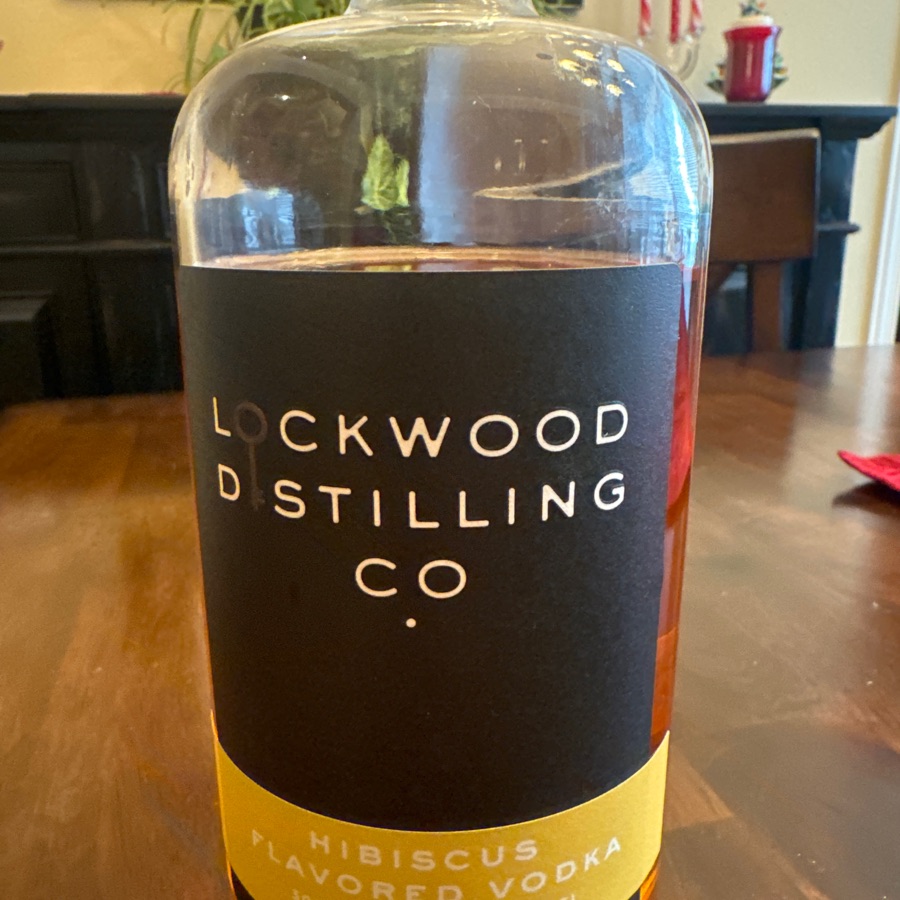 Lockwood Distlling Company Hibiscus Flavored Vodka