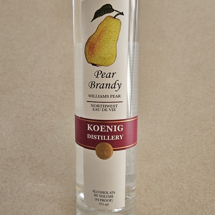 Koenig Williams Pear Brandy Northwest Eau de Vie
