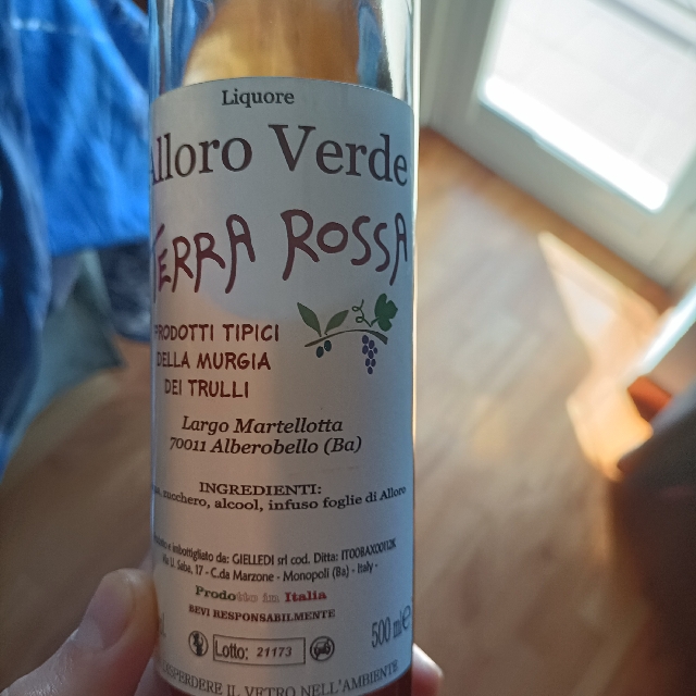 Terra Rossa Liquore Alloro Verde